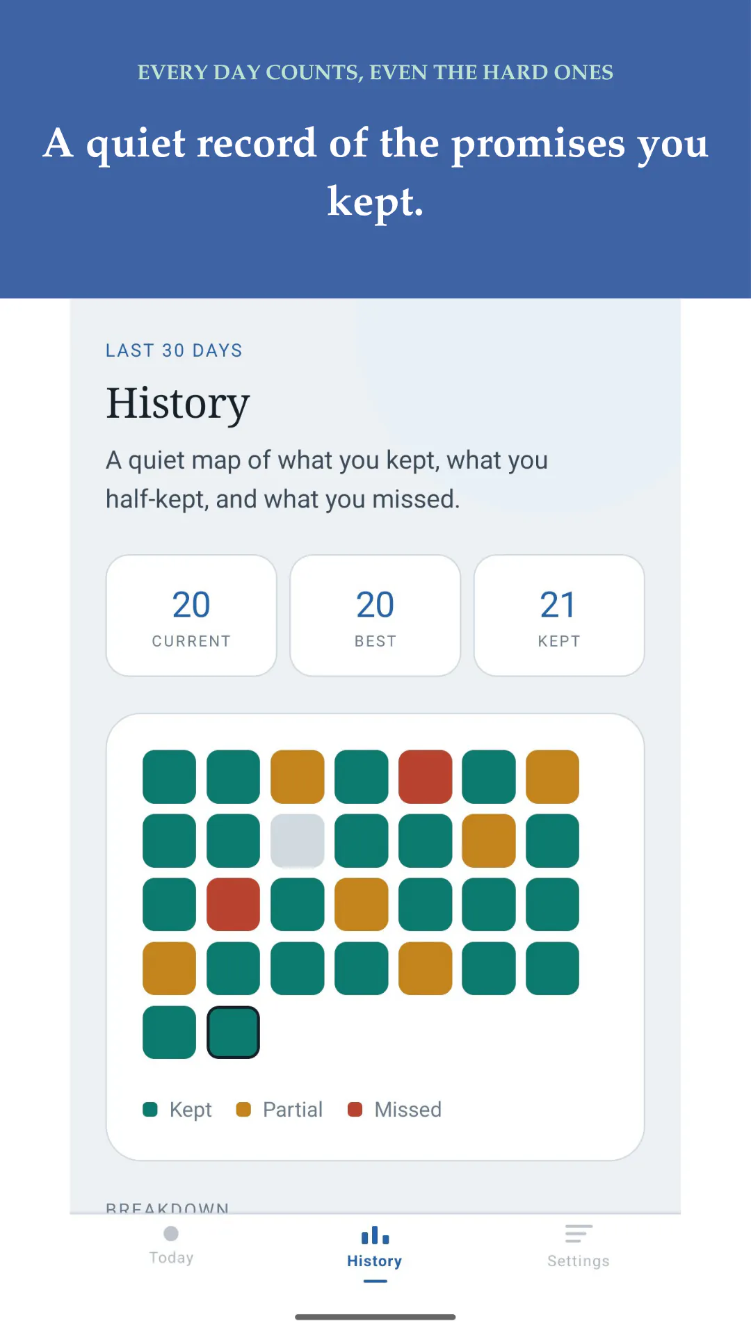 PactKeeper - One promise. Every day. screenshot