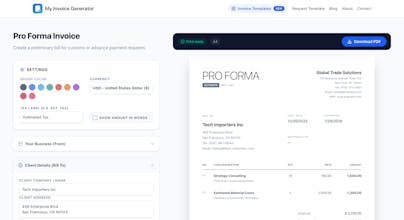 My Invoice Generator gallery image