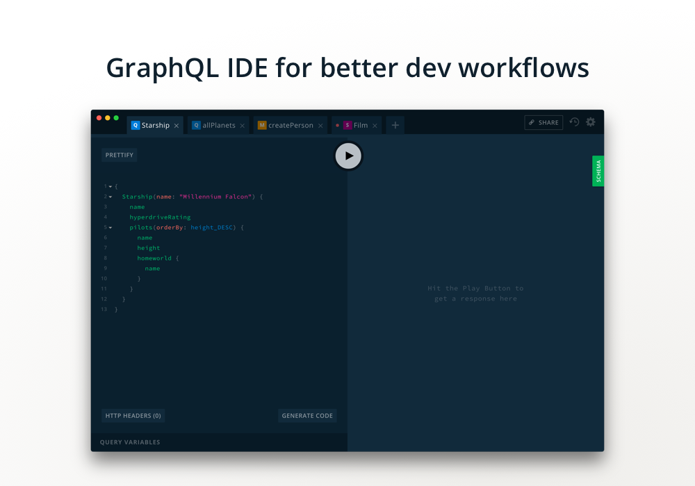 GraphQL Playground gallery image