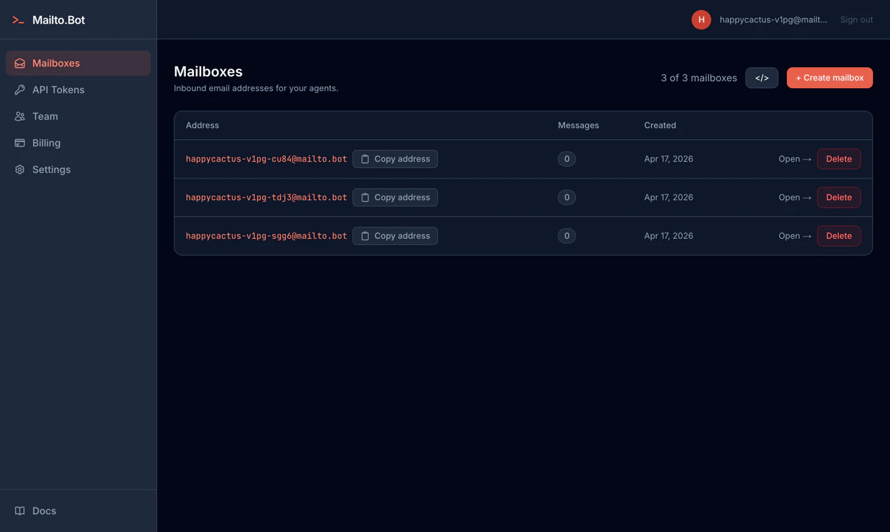 Mailto.Bot screenshot 4