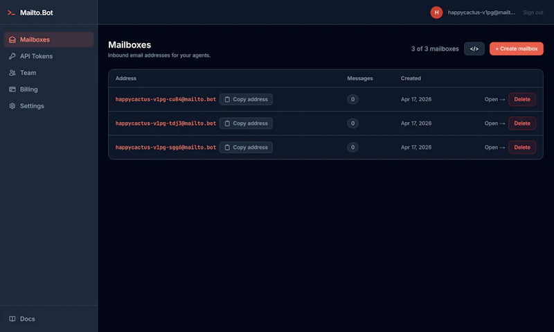 Mailto.Bot screenshot 5
