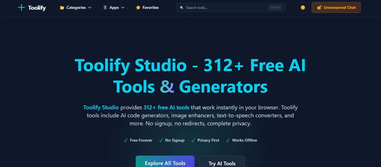 Toolify Studio