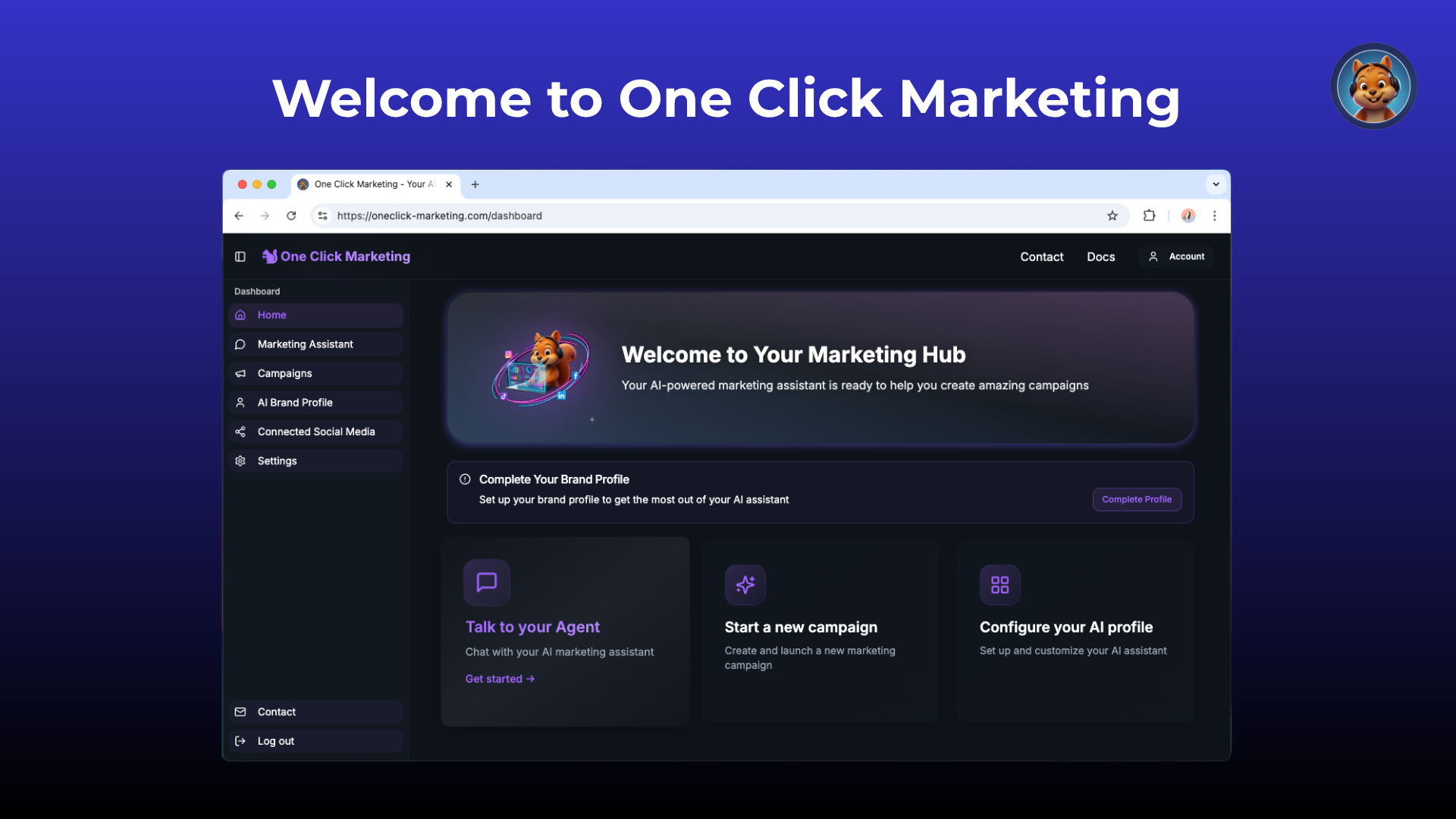 One Click Marketing screenshot 2