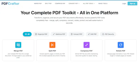 Free PDF Tools Online gallery image