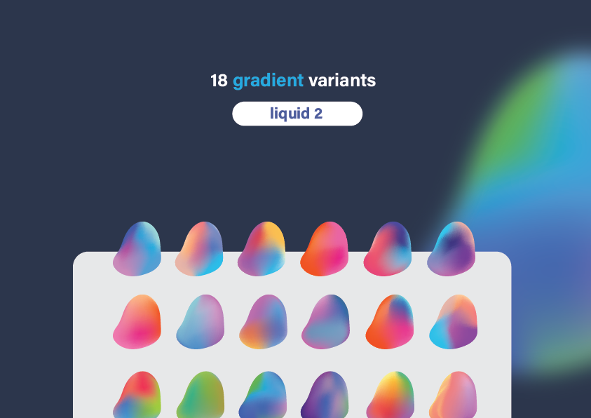 100+ Colorful Holographic Shapes gallery image