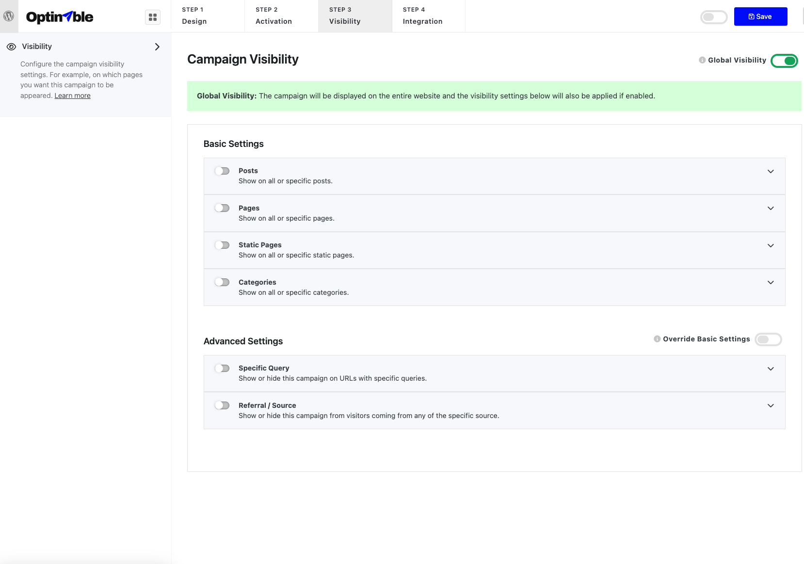 Plug -in WordPress optibile - Lancia bellissimi popup, slide-in e stickbar media 13