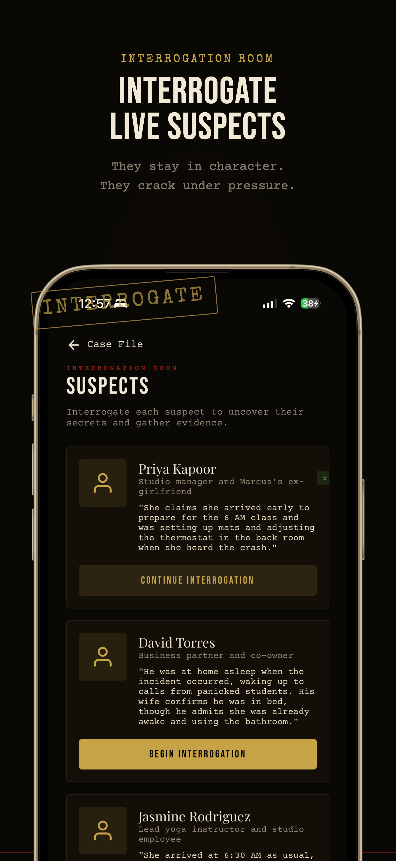 Dossier — Solve Unique Murder Mysteries gallery image