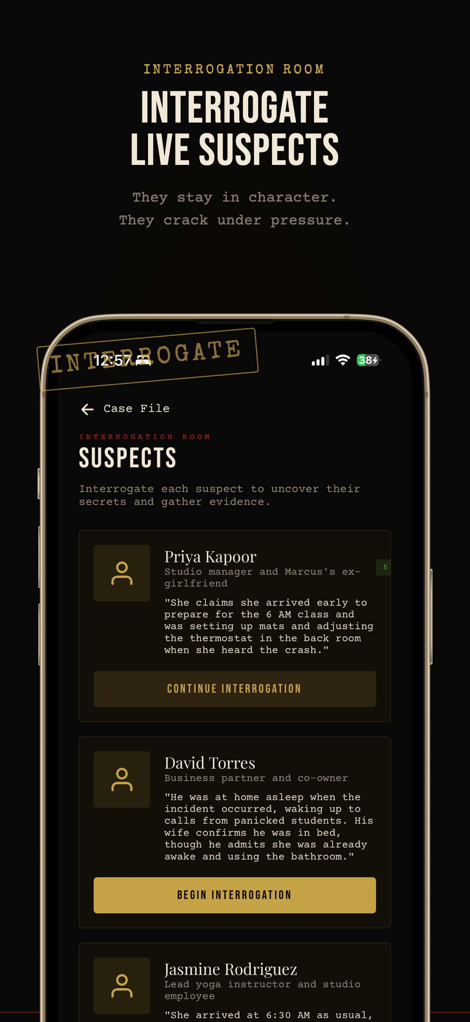 Dossier — Solve Unique Murder Mysteries screenshot 3