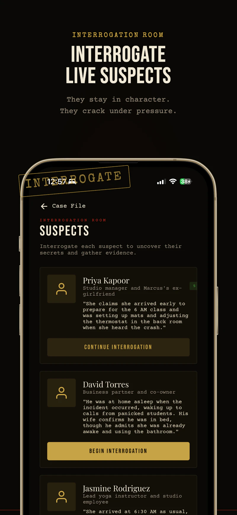 Dossier — Solve Unique Murder Mysteries screenshot 3