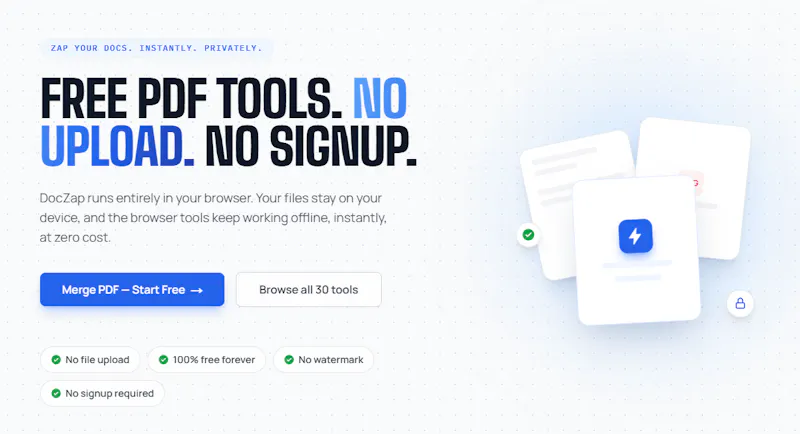 DocZap screenshot 1