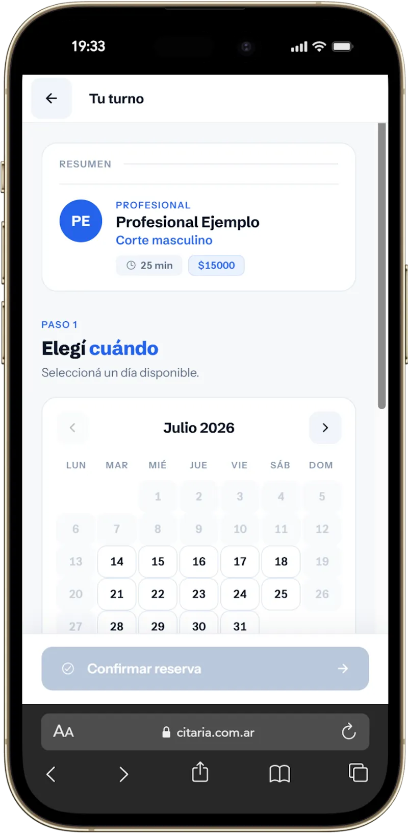 Citaria screenshot 2