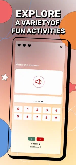 ZahlenApp – Learn German Numbers - Main product screenshot demonstrating key features and user interface