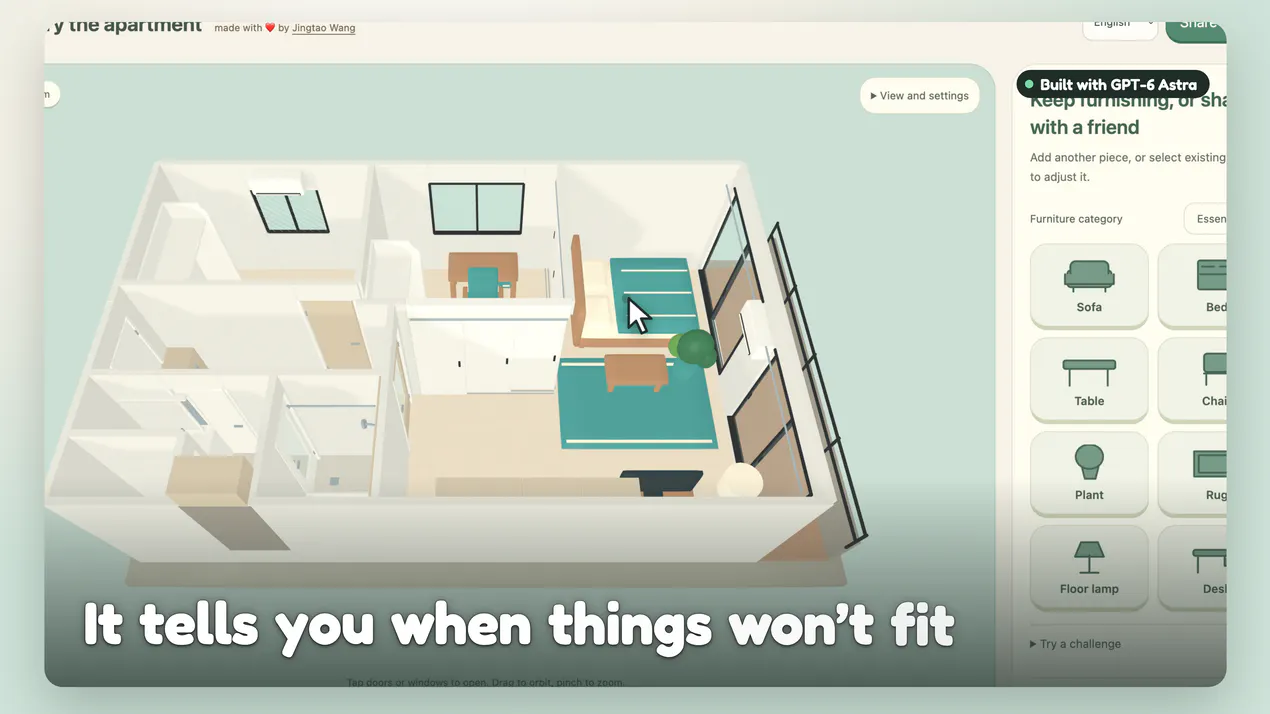 Try The Apartment product
