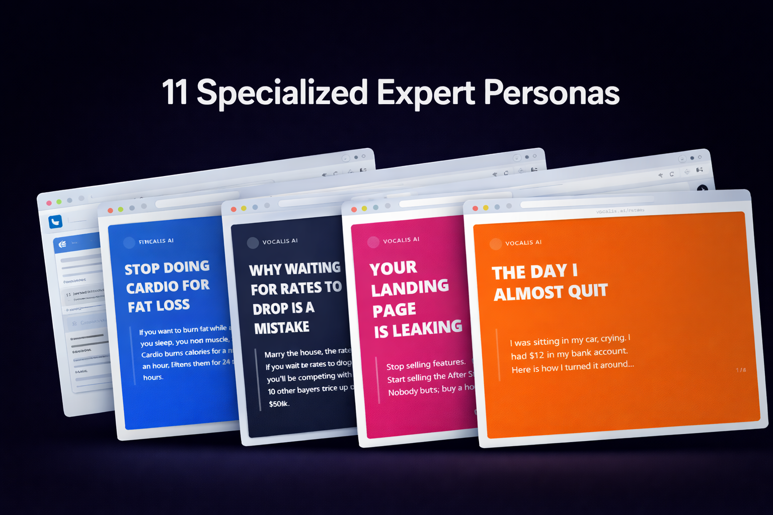 Vocalis - Screenshot 3 showing product features and functionality