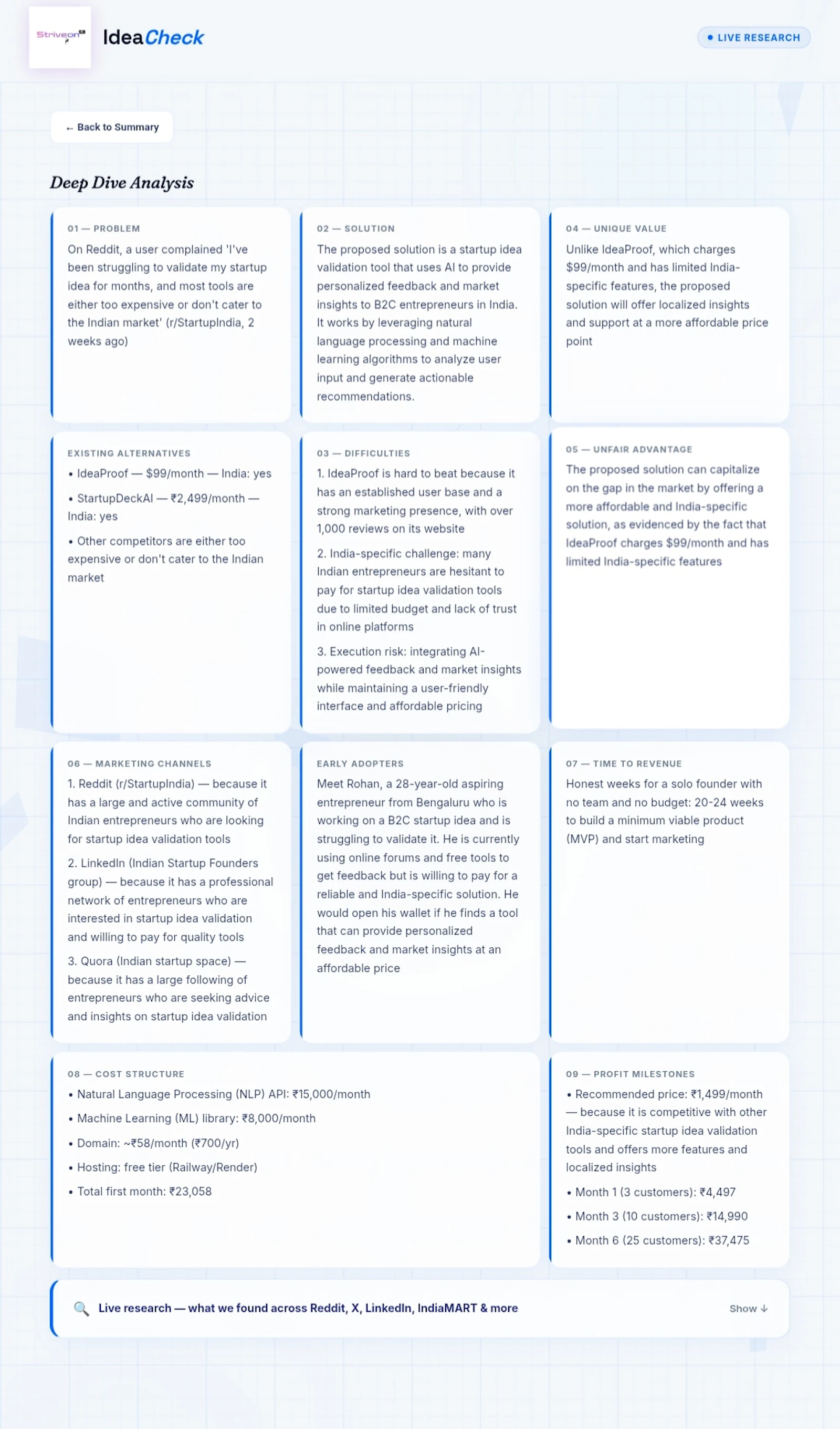 IdeaCheck screenshot 3