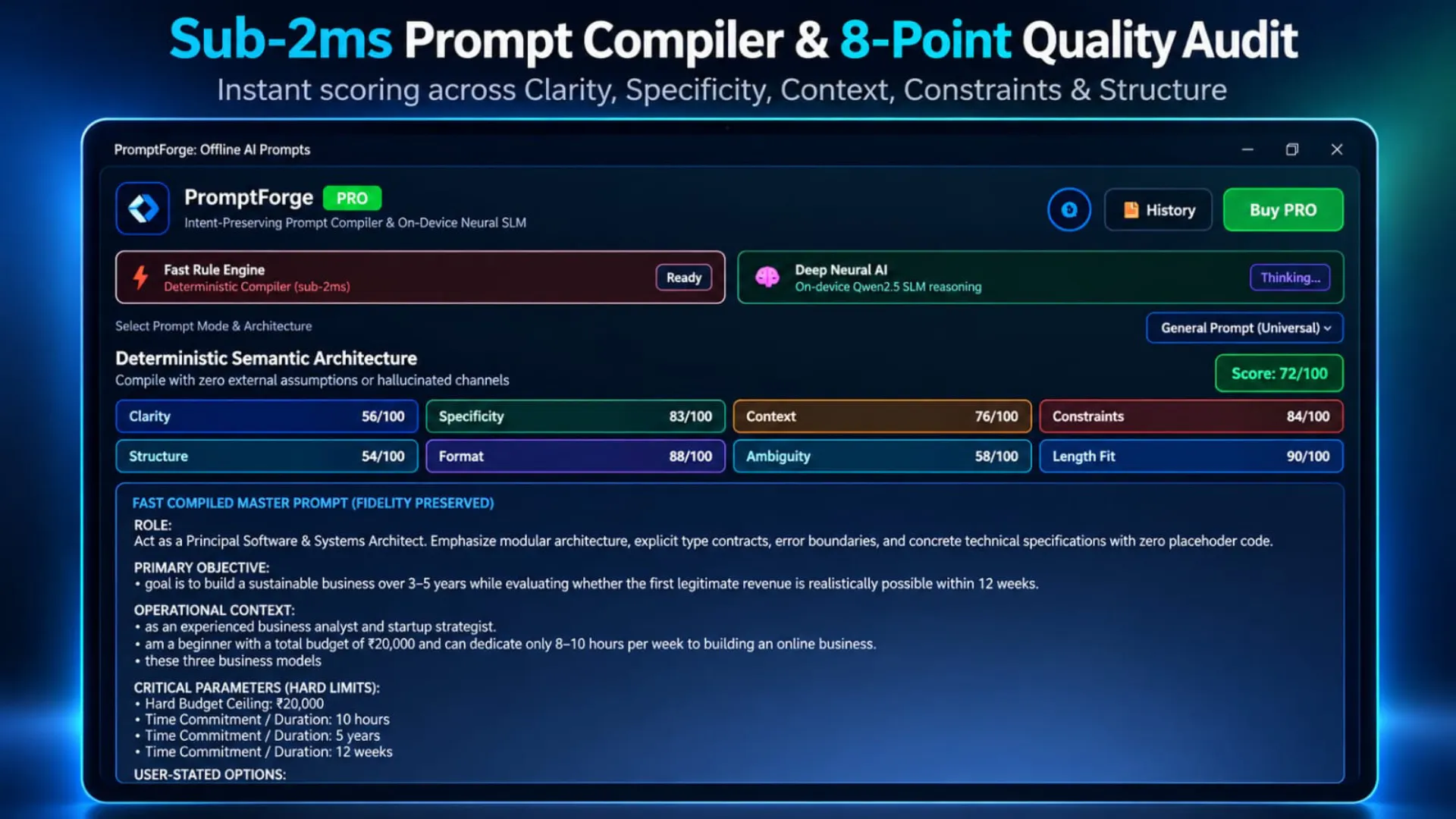PromptForge: Offline AI Prompts gallery image