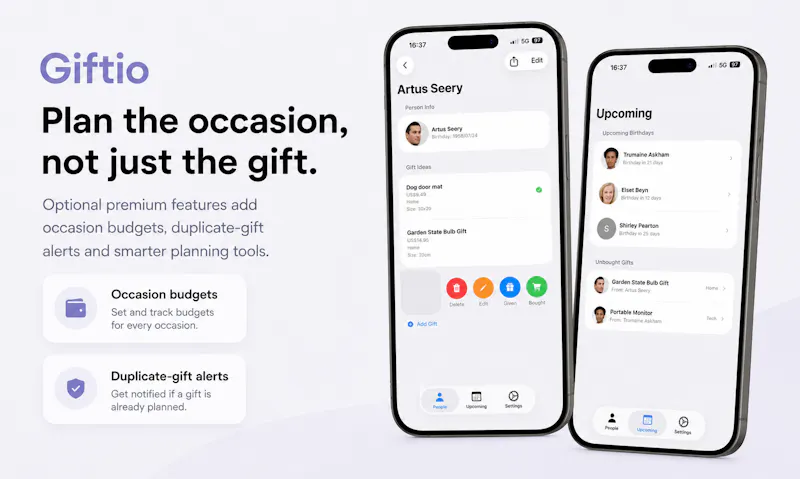 Giftio - Private Gift Planning screenshot 4