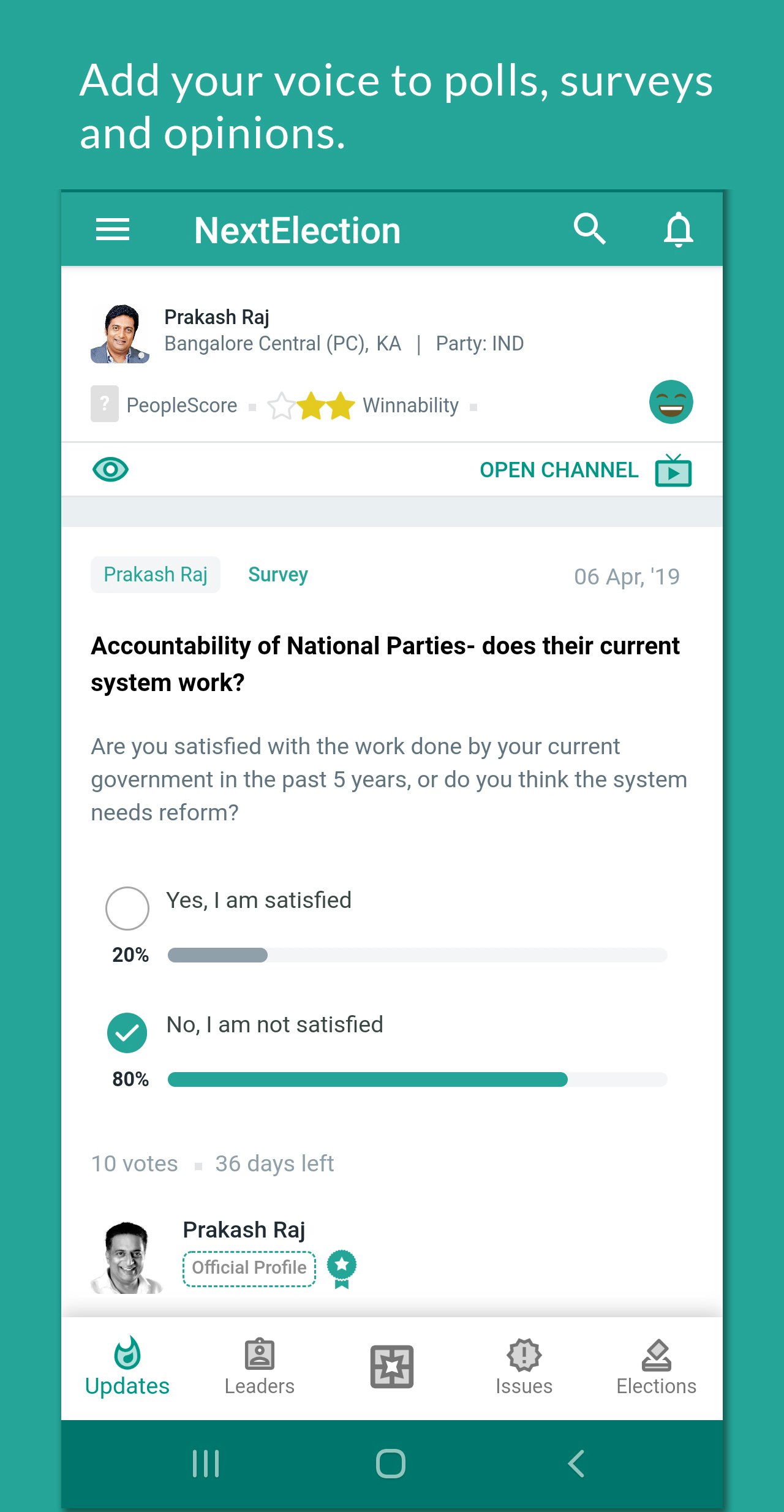 NextElection gallery image