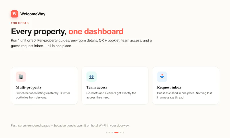 WelcomeWay screenshot 4