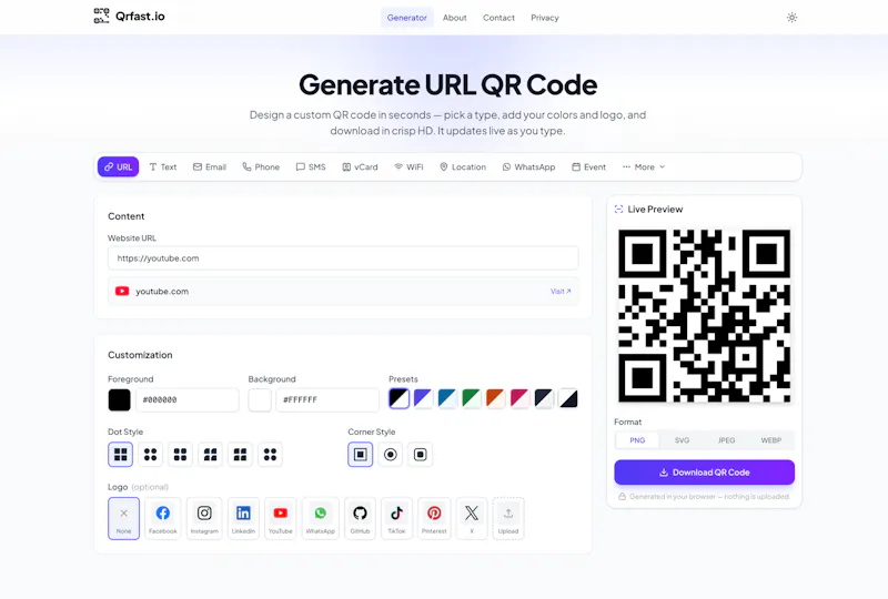 Qrfast.io screenshot 4