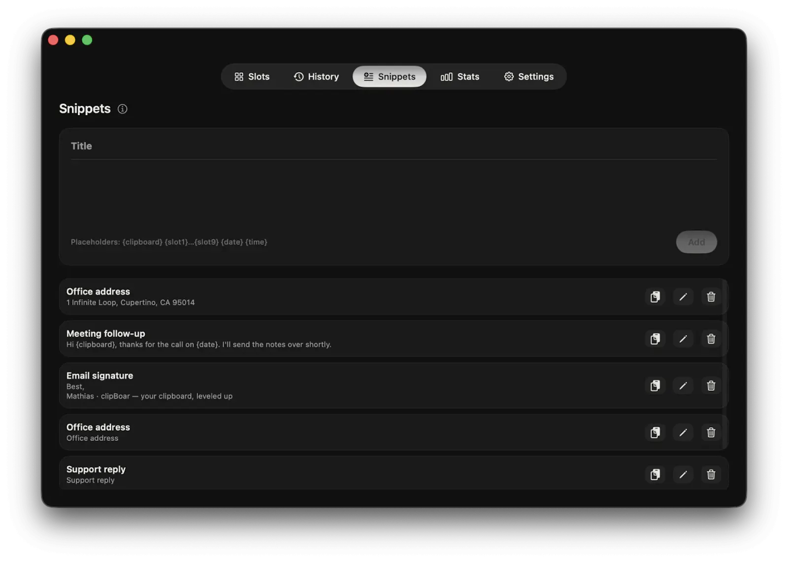 clipBoar screenshot 3