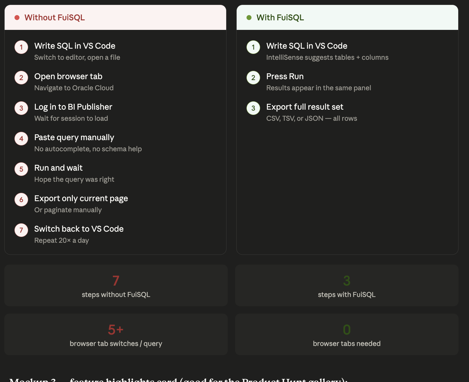 FuiSQL — Oracle Cloud ERP Query Tool gallery image