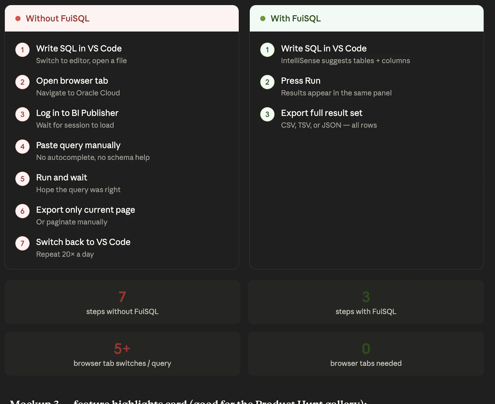 FuiSQL — Oracle Cloud ERP Query Tool screenshot 2