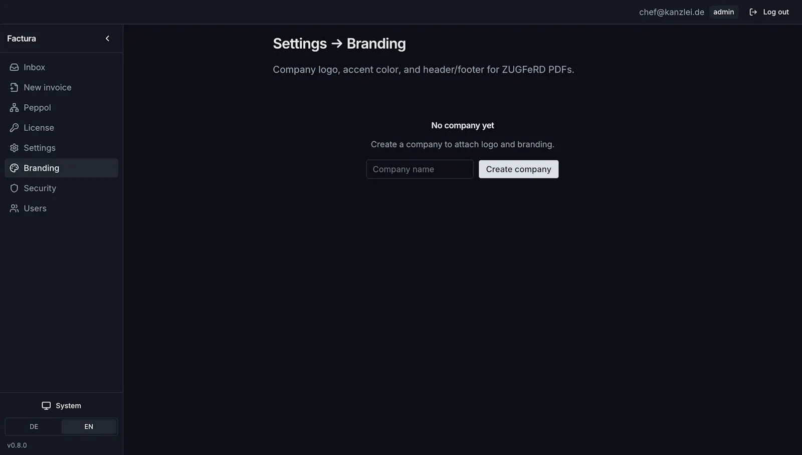 Factura screenshot 3