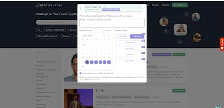 Mentorship Platform Mentorverse.io gallery image