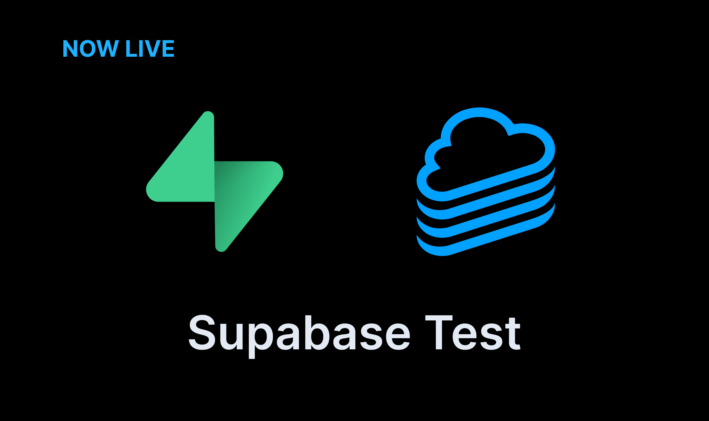 Supabase Test - Product Hunt launch logo and brand identity
