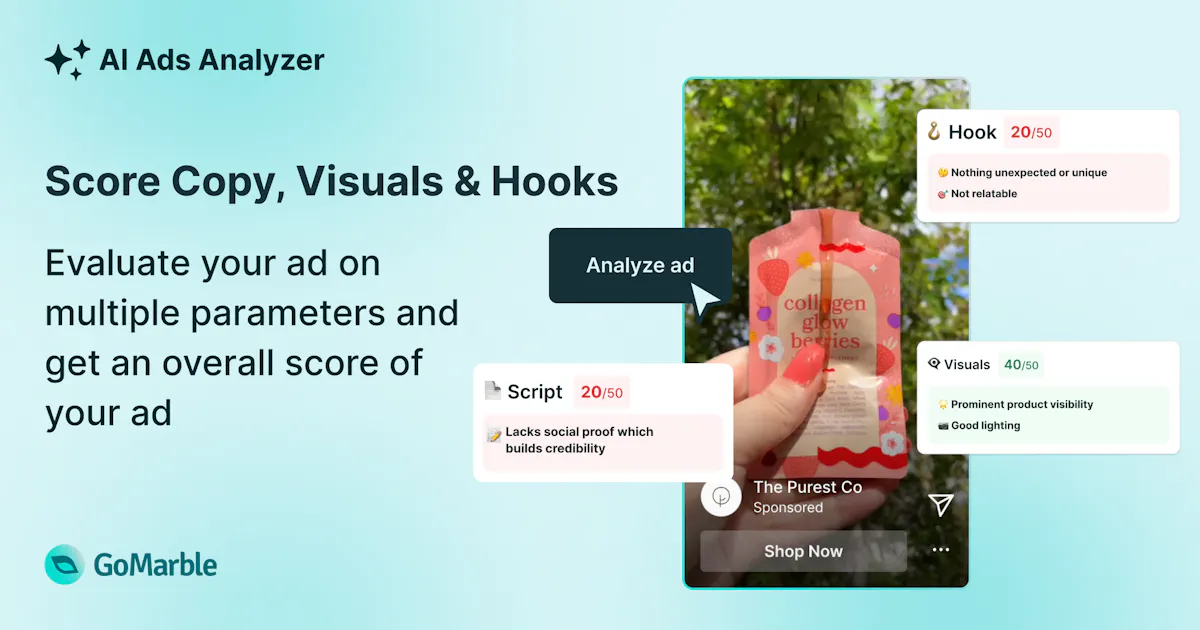 AI Ads Analyzer by GoMarble