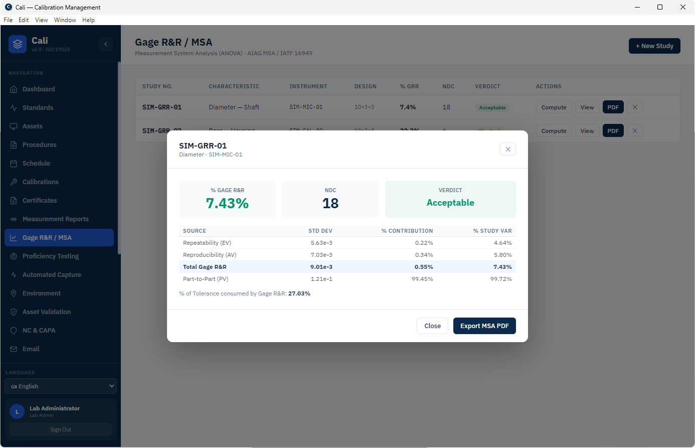 Cali V3 – Precision Calibration Software gallery image