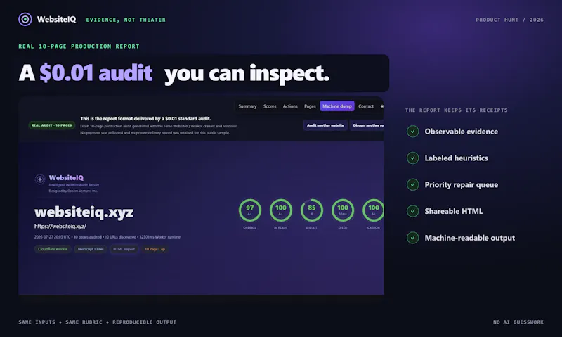 WebsiteIQ screenshot 2
