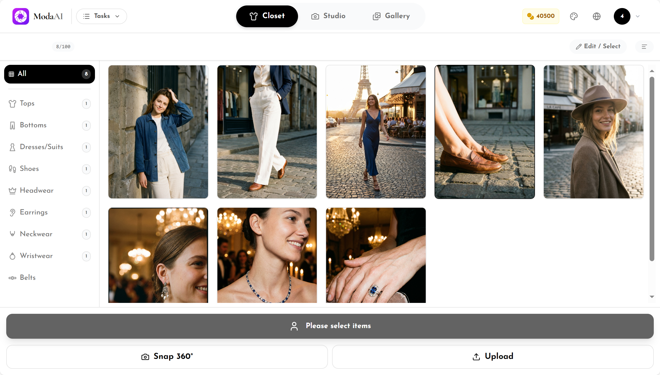 ModaAI 2.0 - Screenshot 5 showing product features and functionality