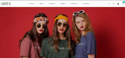 Theme Feature for Shopify fashion store gallery image