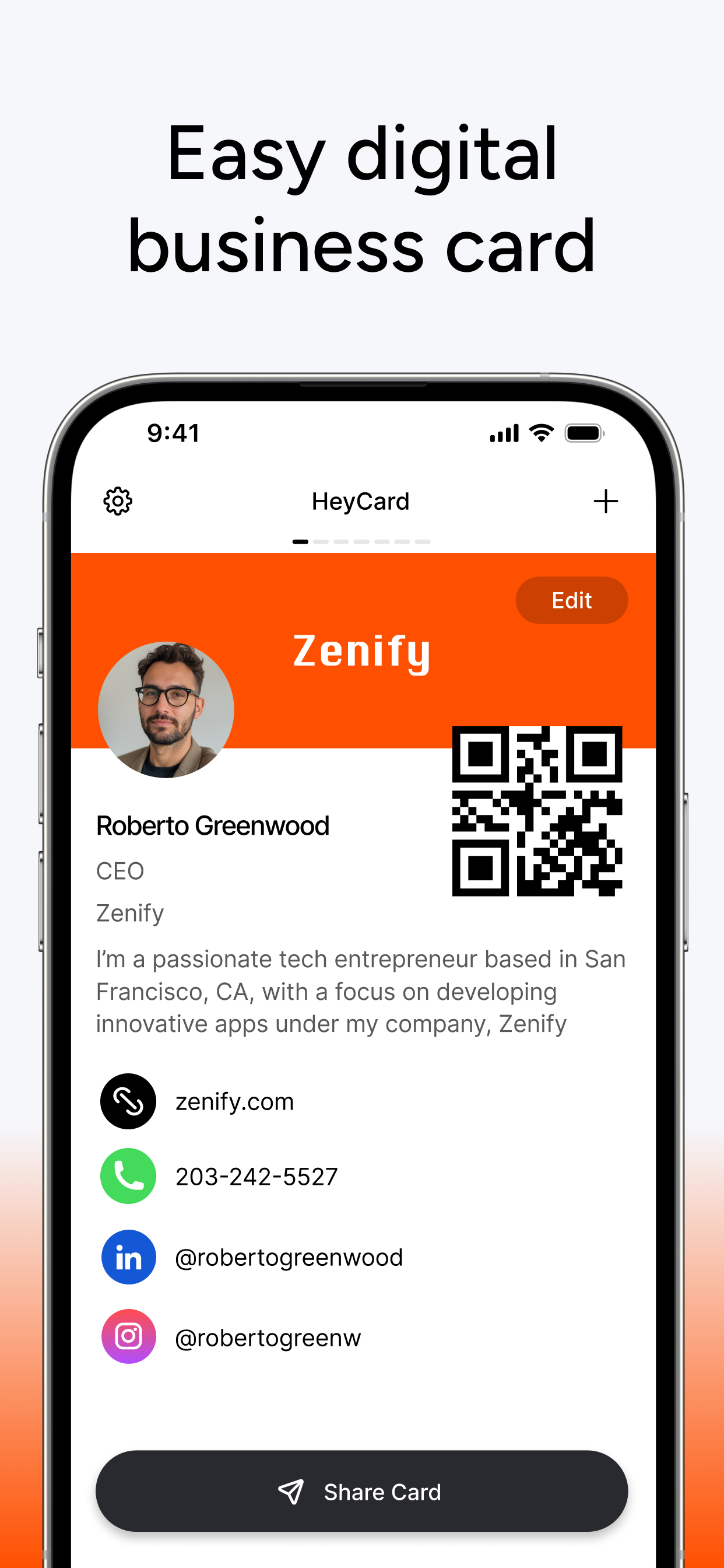 Heycard - Cartes de visite numériques media 8