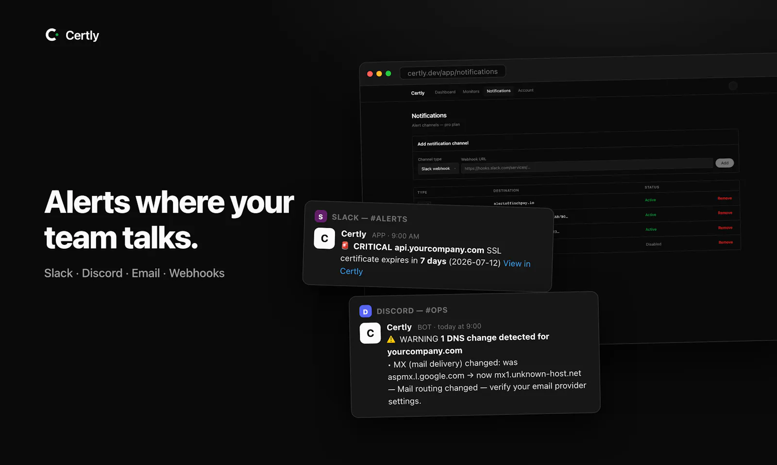 Certly screenshot 3