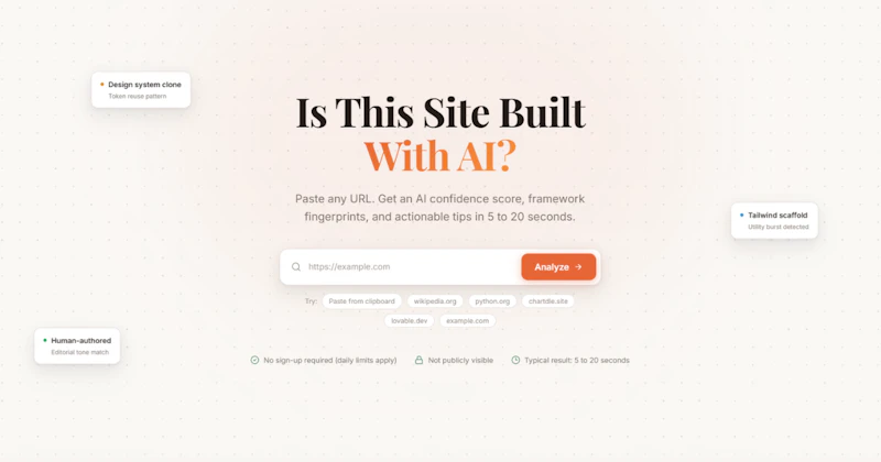 IsThisSiteAI screenshot 1