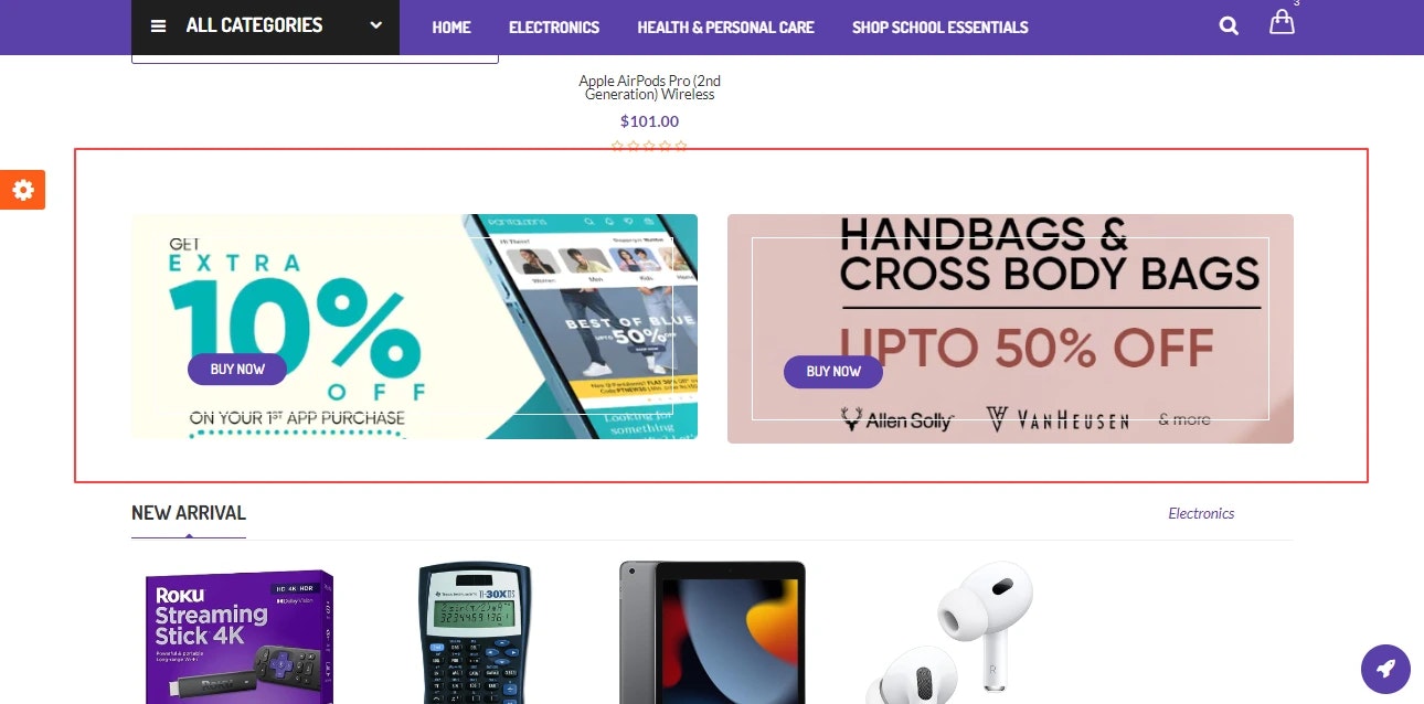 Ebiz çok amaçlı prestashop teması media 3