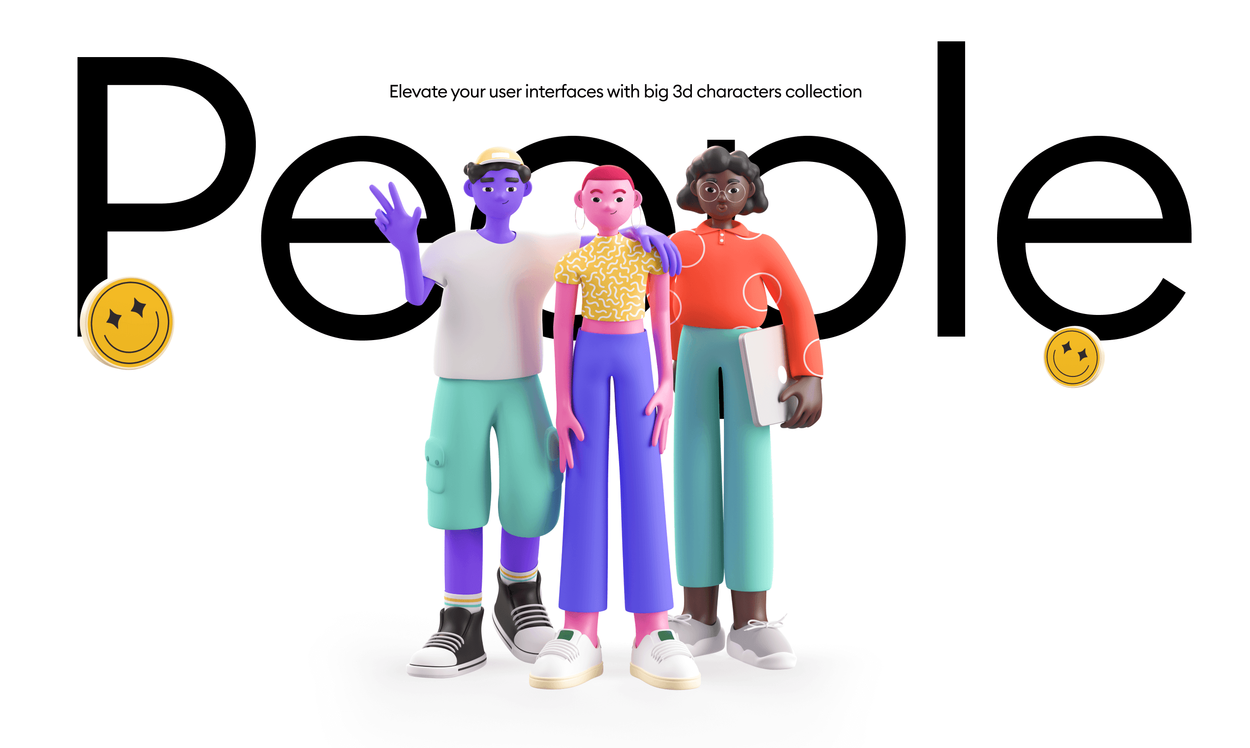 Personnes 3D Personnages media 1
