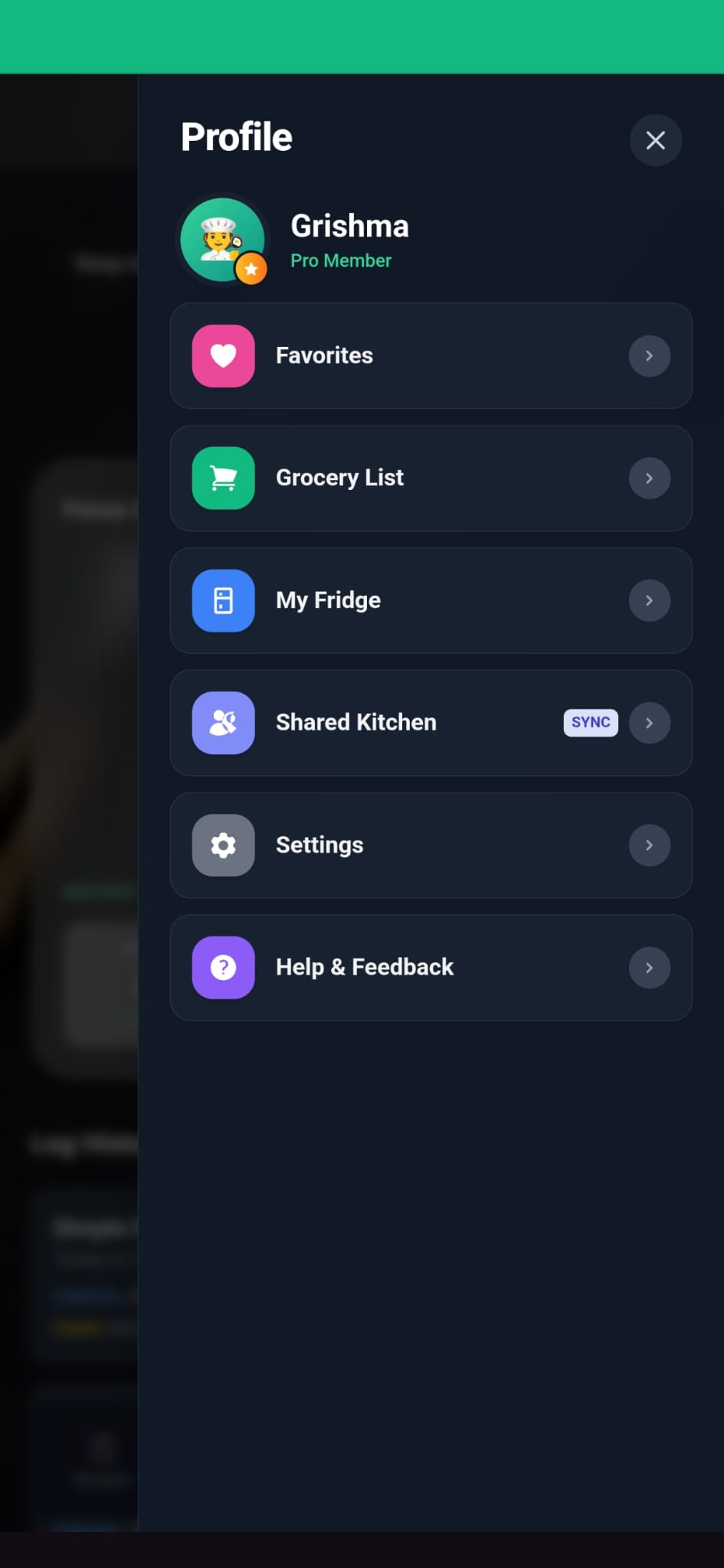 Fridge Chef - Screenshot 5 showing product features and functionality