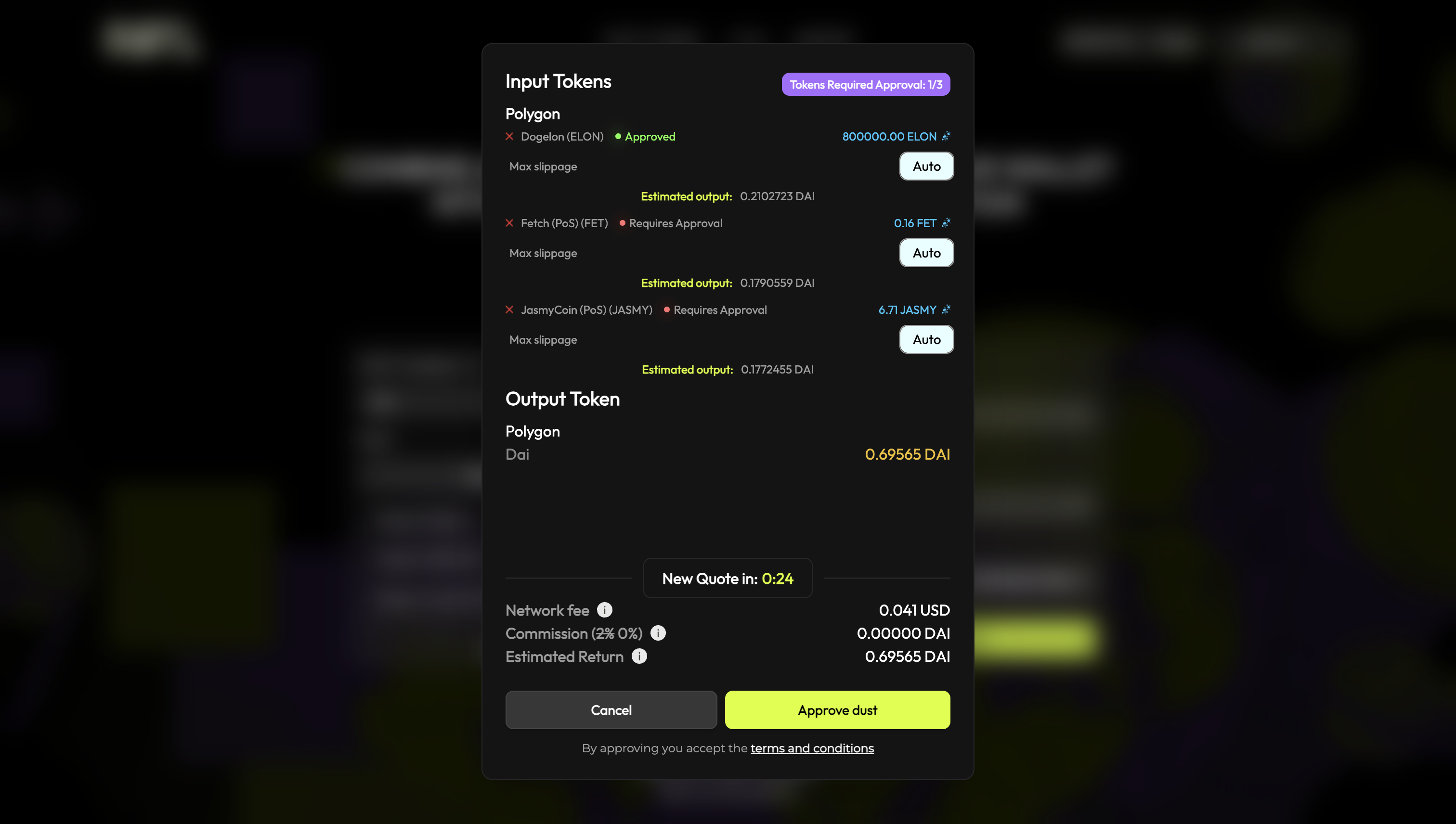 Dust.fun - Coinstar voor crypto, converteer tokens van lage waarde in uw portemonnee media 5