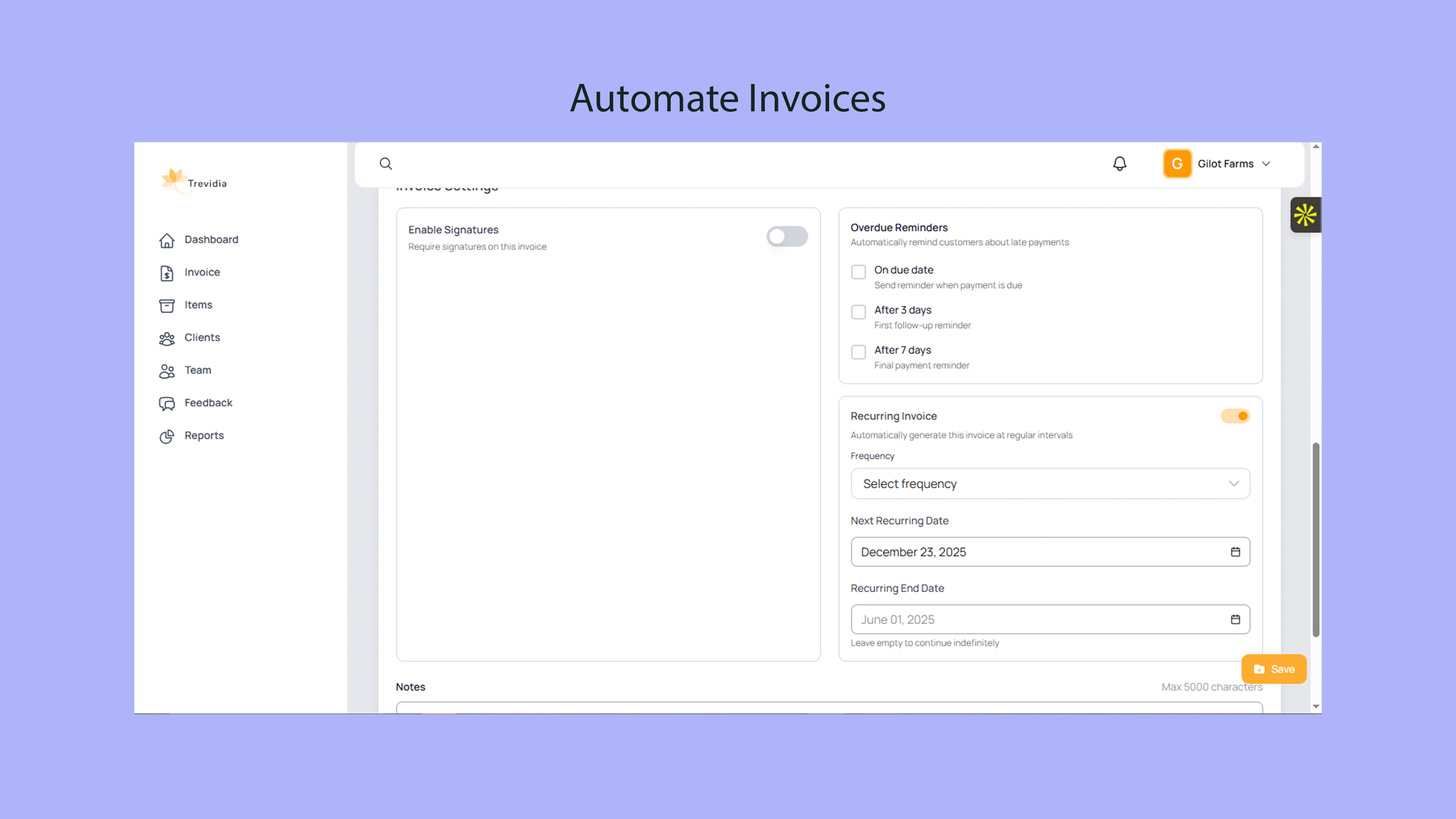 Trevidia - Screenshot 2 showing product features and functionality