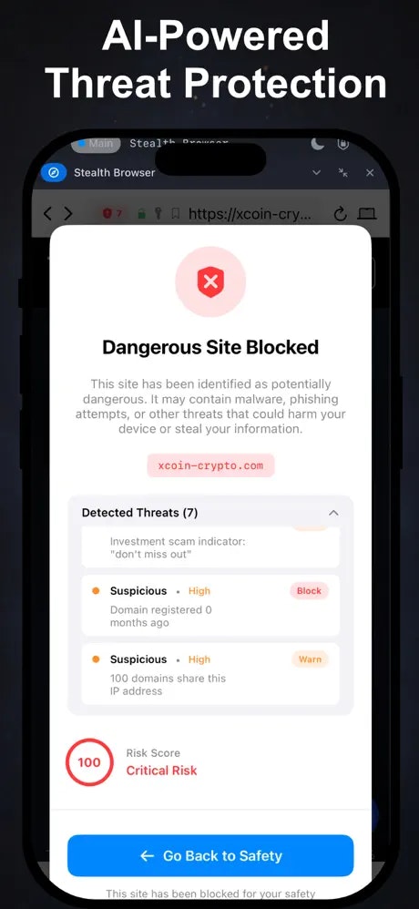 StealthOS - Screenshot 4 showing product features and functionality