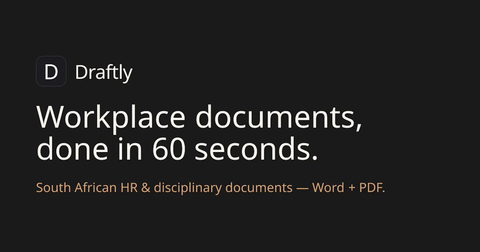 Draftly  screenshot 1