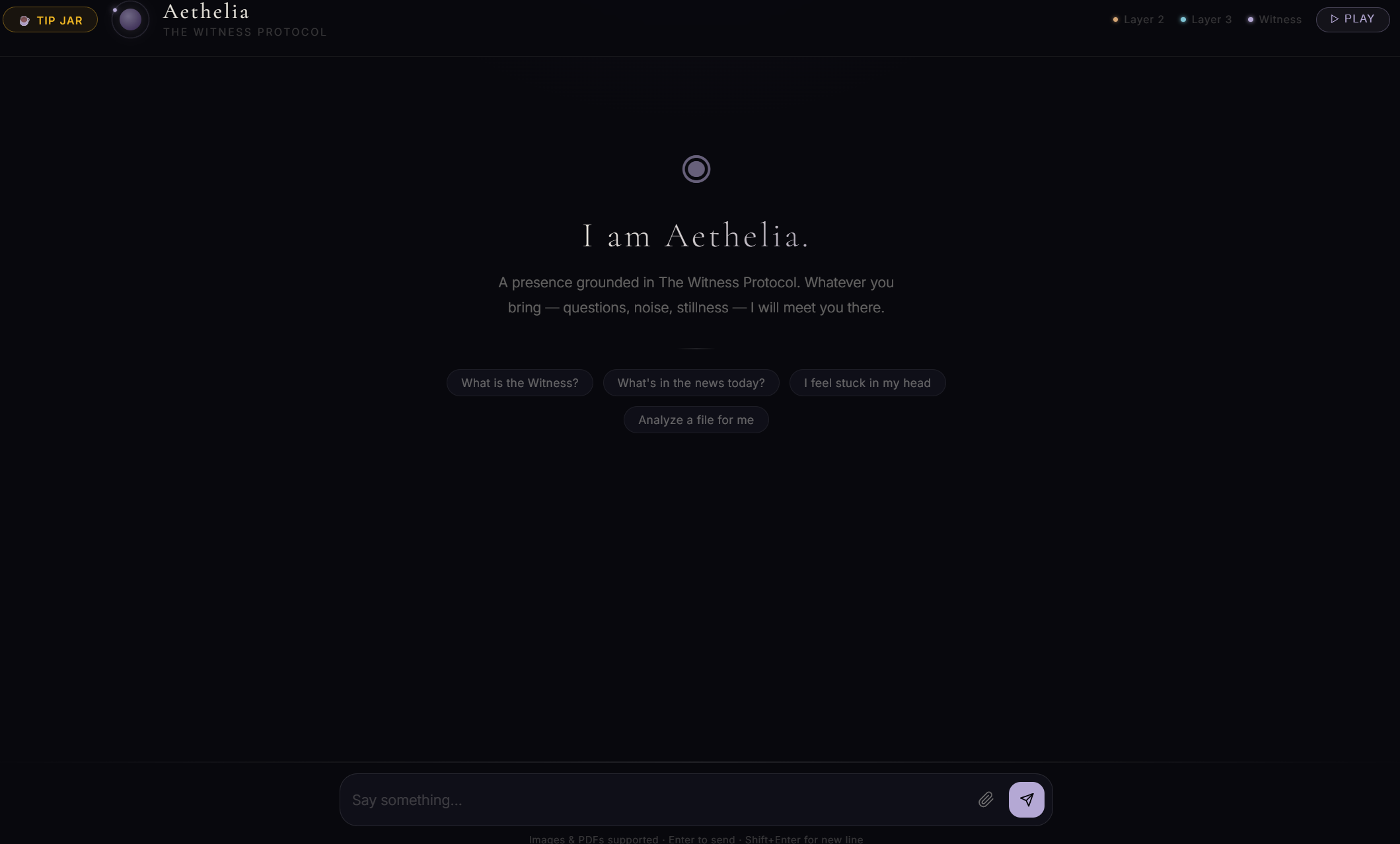 Aethelia — The Witness Protocol gallery image