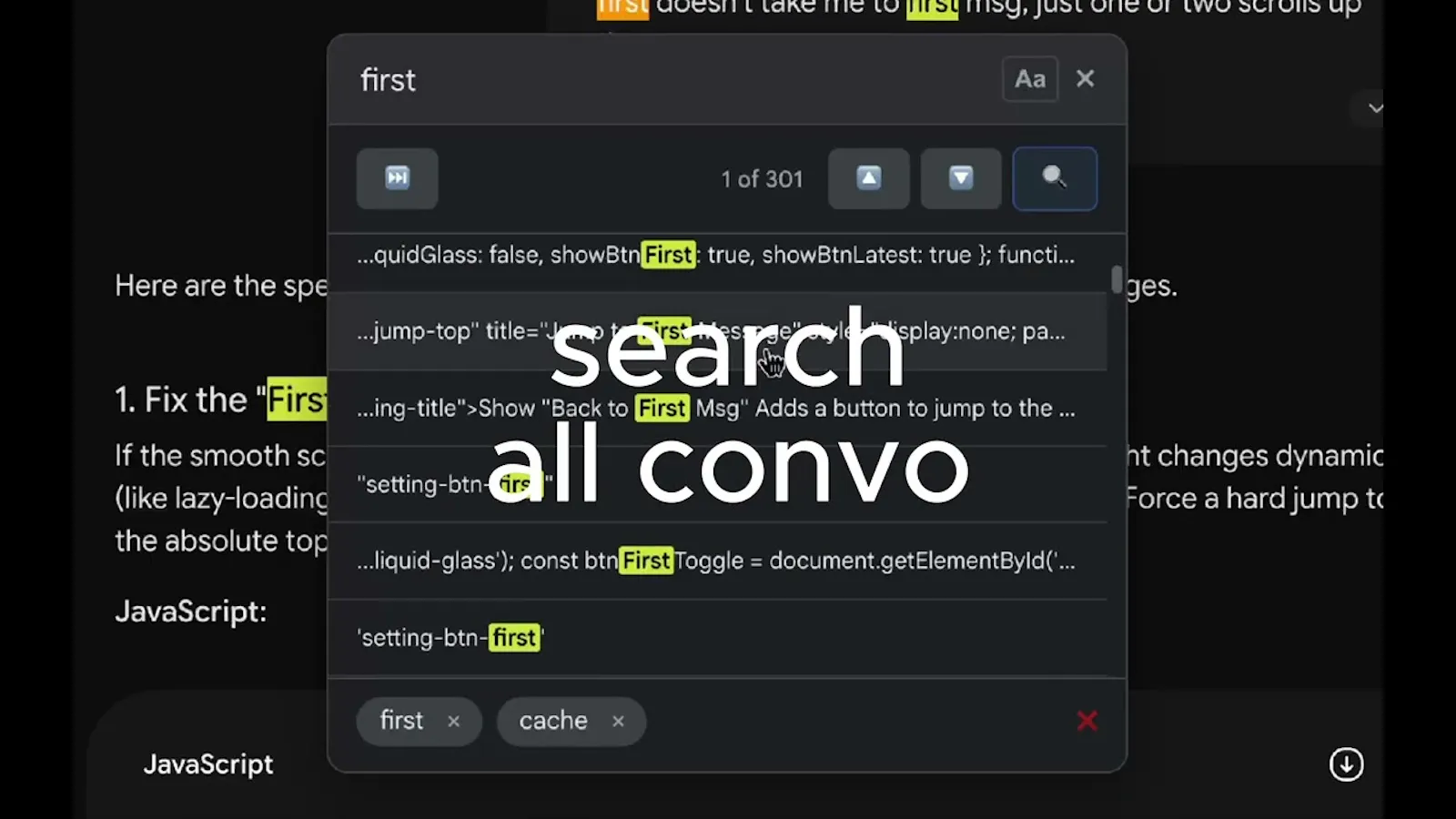 Gemini Search+ Chrome Extension screenshot 1 (video preview)
