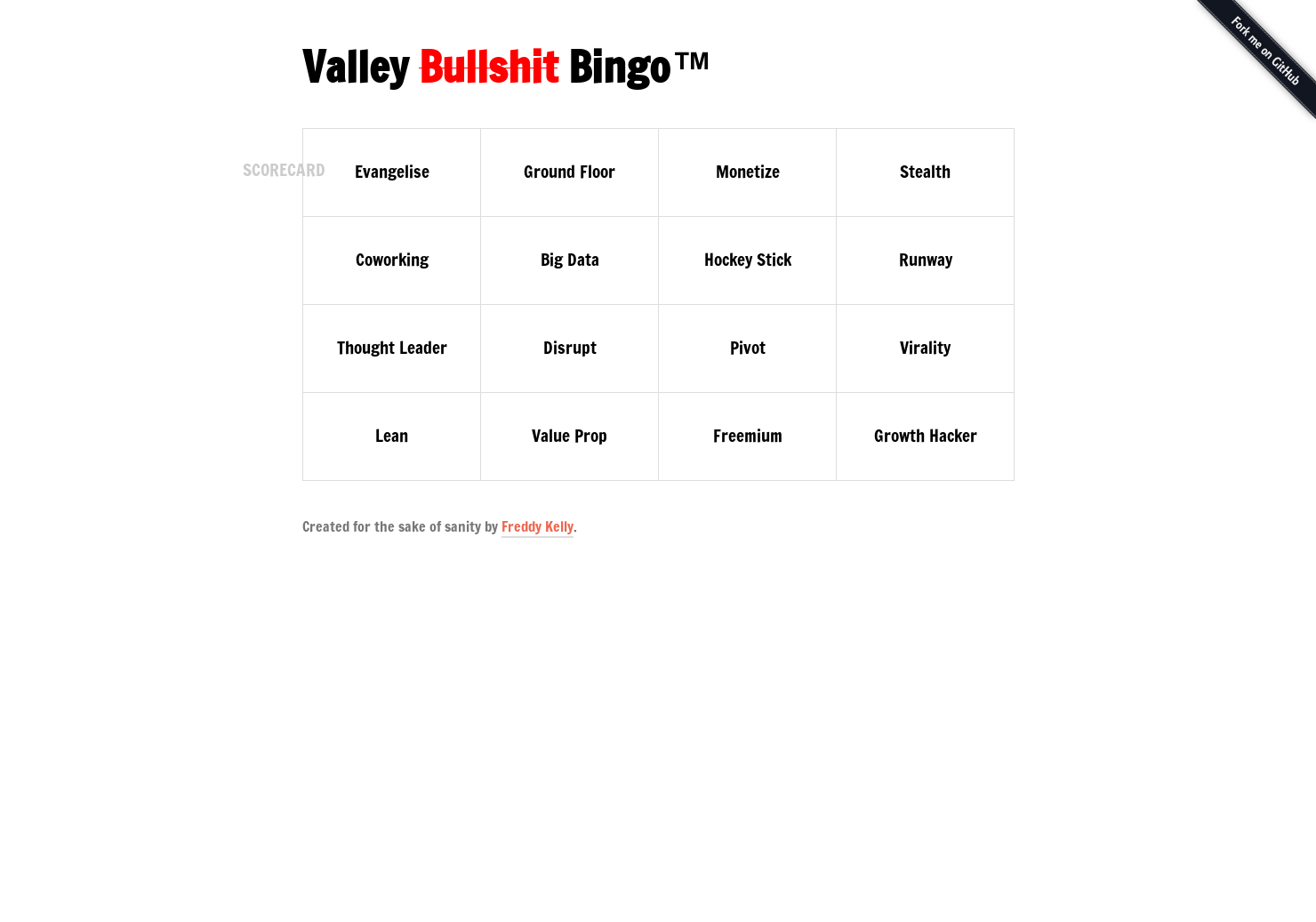 Valley Bingo