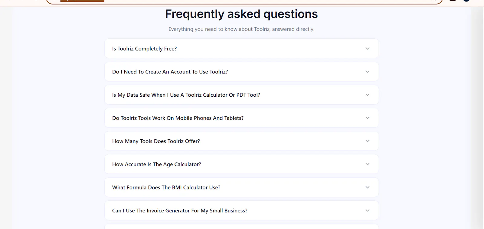 Toolriz screenshot 2