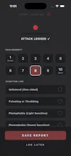 DarkLogger - Migraine / Headache tracker gallery image